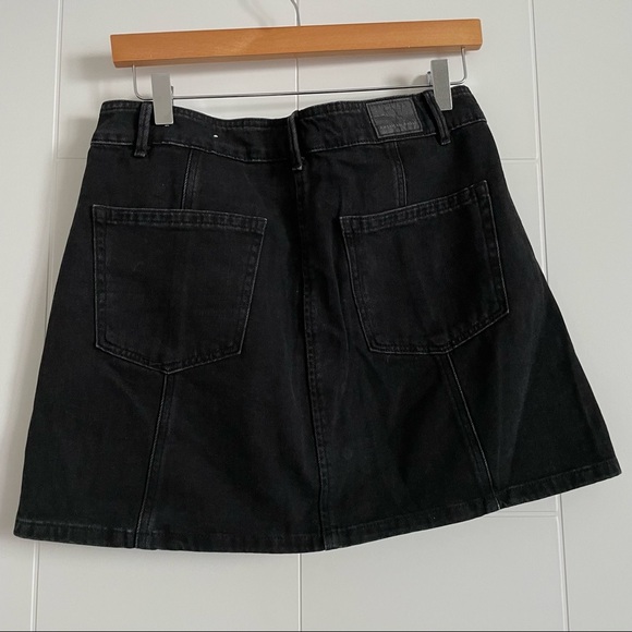 3/$45 American Eagle High rise A-line Denim Mini Skirt - Picture 4 of 8